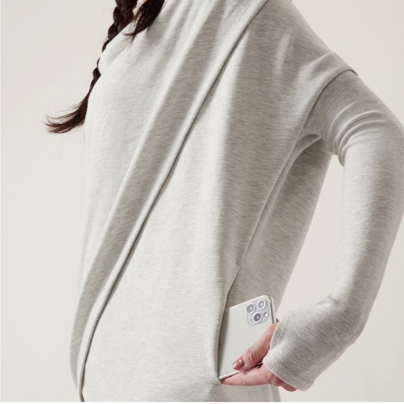 Athleta Purana Wrap Sweatshirt - Picture 4 of 9